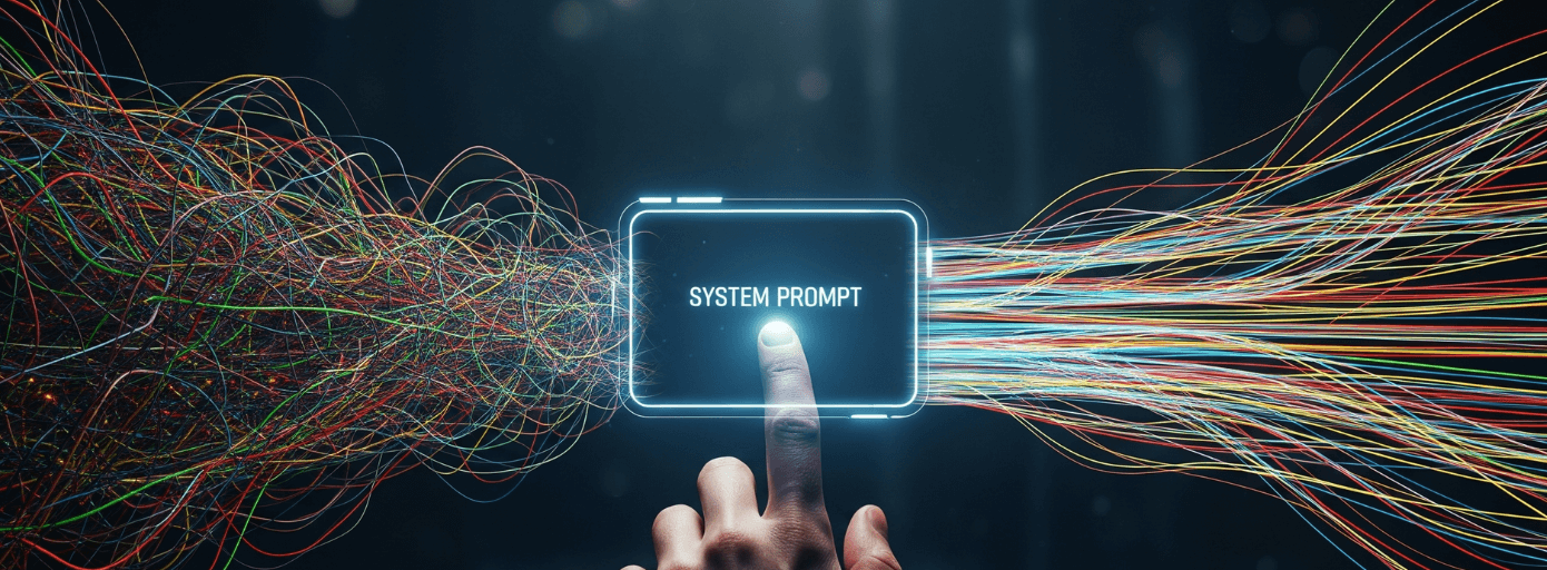 Čo je to systémový prompt? user prompt vs. system prompt. Prompt AI. System prompt vzor